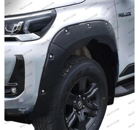 Parafanghi OFF-Road Toyota Hilux DC 2016-2020 - WildTT