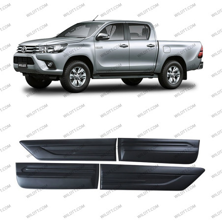 Body Cladding Toyota Hilux DC 2016+ - WildTT