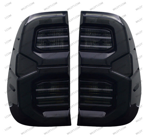 Smoked Led Tail Lights OEM Invincible Toyota Hilux 2016+ - WildTT