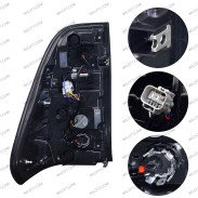 Rauchende LED Rückleuchten OEM Invincible Toyota Hilux 2016-2026 - WildTT