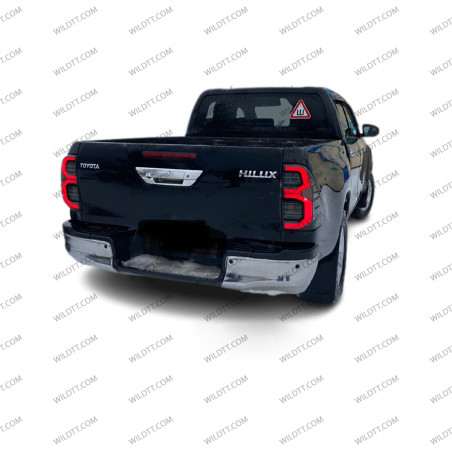 Smoked Led Tail Lights OEM Invincible Toyota Hilux 2016+ - WildTT