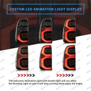 Farolins LED Fumados OEM Invincible Toyota Hilux 2016-2026 - WildTT
