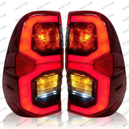 LED Tail Lights OEM Invincible Toyota Hilux 2016+ - WildTT