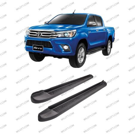 OEM Running Boards Toyota Hilux DC 2016+ - WildTT