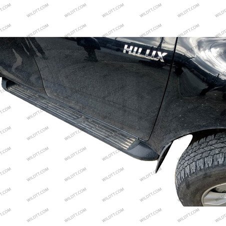 OEM Running Boards Toyota Hilux DC 2016+ - WildTT