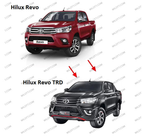 Body Kit TRD Style Toyota Hilux DC 2016-2020 - WildTT