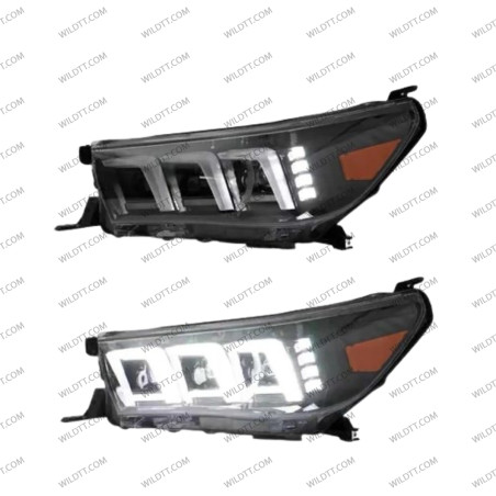 LED Headlights Toyota Hilux 2016-2020 - WildTT