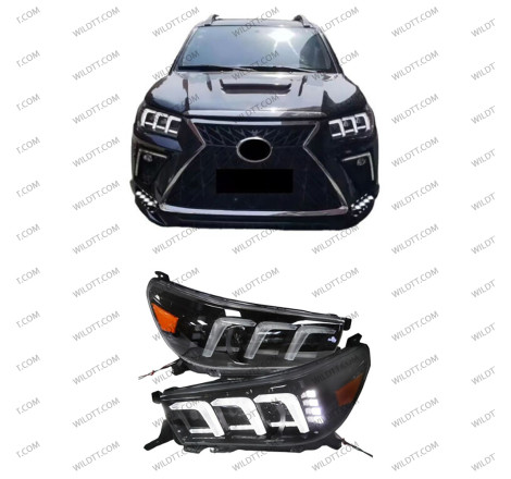 Faros LED Toyota Hilux 2016-2020 - WildTT