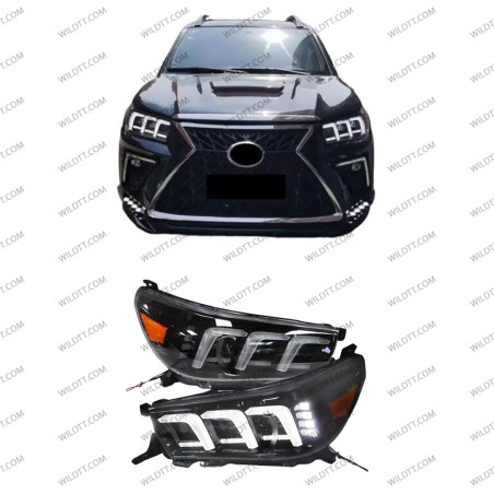 LED Headlights Toyota Hilux 2016-2020 - WildTT