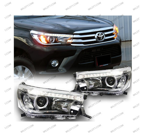 Fari LED Toyota Hilux 2016-2020 - WildTT