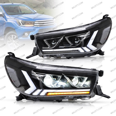 Fari LED Toyota Hilux 2016-2020 - WildTT