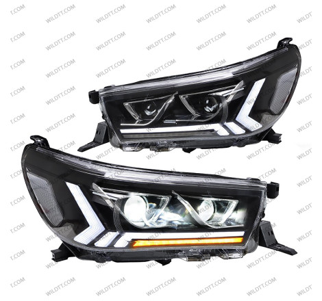 Fari LED Toyota Hilux 2016-2020 - WildTT