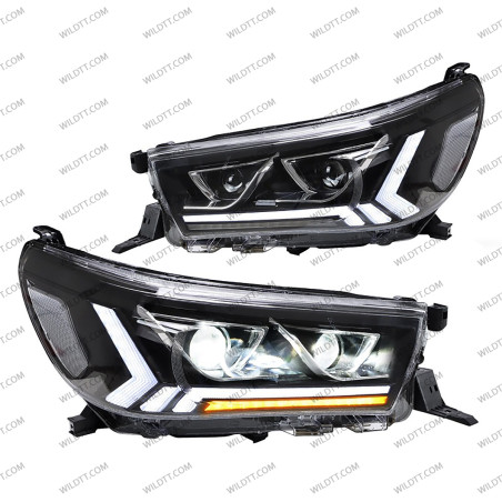 Fari LED Toyota Hilux 2016-2020 - WildTT