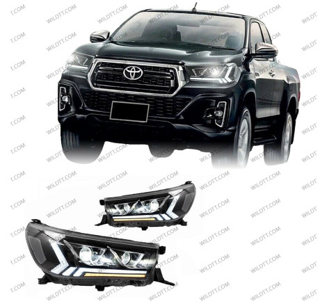 Fari LED Toyota Hilux 2016-2020 - WildTT