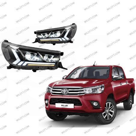 Fari LED Toyota Hilux 2016-2020 - WildTT