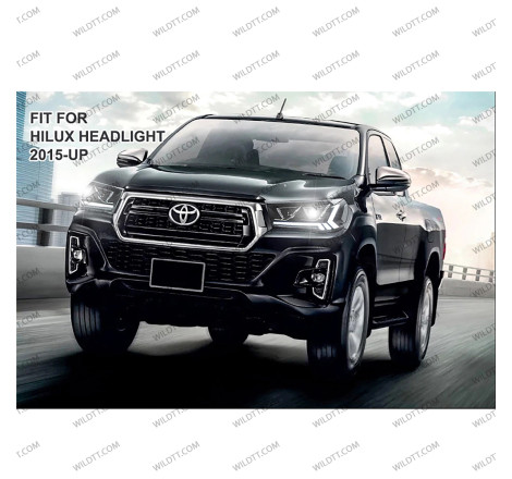 Fari LED Toyota Hilux 2016-2020 - WildTT