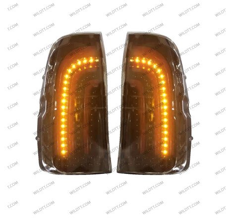 Farolins Druid Style LED Toyota Hilux 2016+ - WildTT