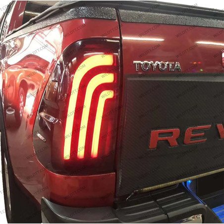 Farolins Druid Style LED Toyota Hilux 2016+ - WildTT