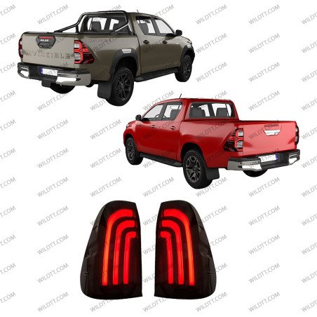 Led Rücklichter Druid Style LED Toyota Hilux 2016-2026 - WildTT