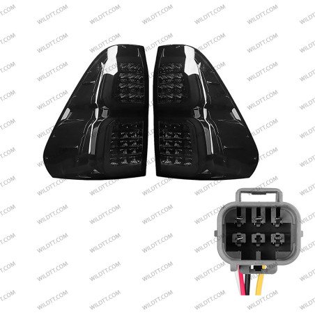 Feu Arrière à LED Fumé Toyota Hilux 2016-2026 - WildTT