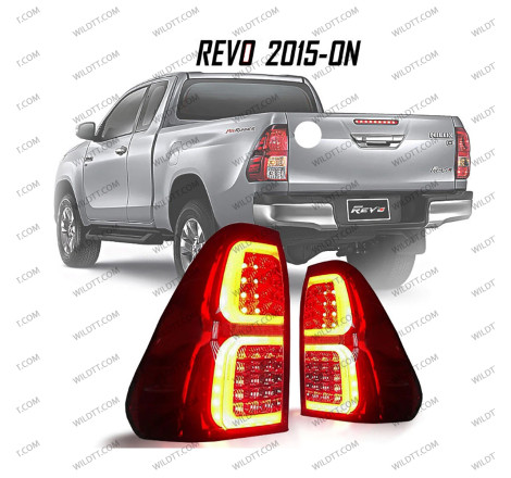 Feu Arrière à LED Fumé Toyota Hilux 2016+ - WildTT