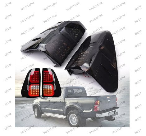 Farolins LED Fumados Toyota Hilux 2016-2026 - WildTT