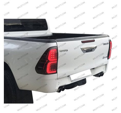 Smoked Led Tail Lights Toyota Hilux 2016-2026 - WildTT