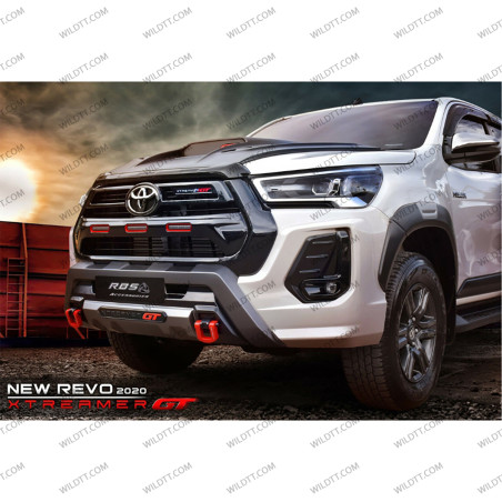 P/ Choques Frente ABS TRD Style Toyota Hilux 2016-2020 - WildTT