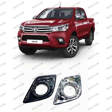 Cubre Faros Antiniebla Toyota Hilux 2016-2020 - WildTT