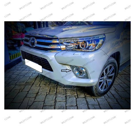 Aro Faróis Nevoeiro Toyota Hilux 2016-2020 - WildTT