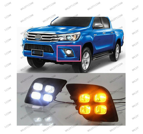 Daylights DRL Toyota Hilux 2016-2020 - WildTT