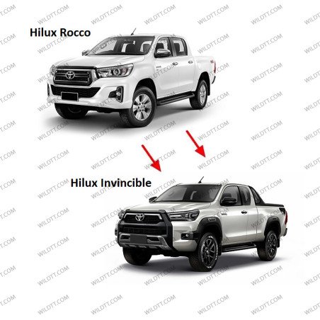 Body Kit Upgrade da Toyota Hilux Invincible 2018-2020 a Invincible 2021+ - WildTT