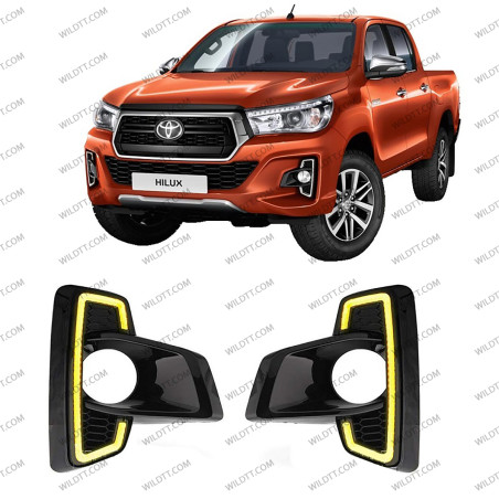 Daylights DRL Toyota Hilux Invincible 2018-2020 - WildTT