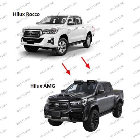 Body Kit AMG Style Toyota Hilux Invincible 2018-2020 - WildTT