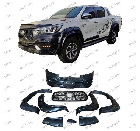 Body Kit AMG Style Toyota Hilux Invincible 2018-2020 - WildTT