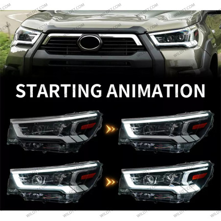 Fari LED Toyota Hilux 2020+ - WildTT