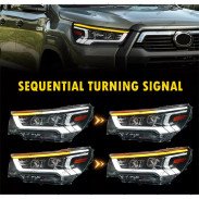 Faros LED Toyota Hilux 2020+ - WildTT