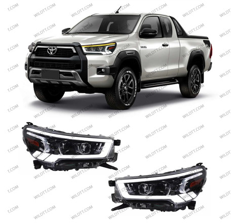 Fari LED Toyota Hilux 2020+ - WildTT