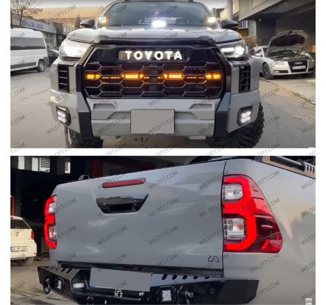 Body Kit Tundra Style Toyota Hilux DC 2020-2026 - WildTT