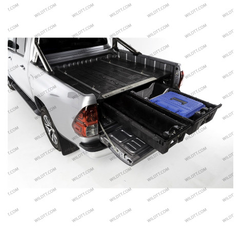 Cajoneras de Almacenamiento Decked Toyota Hilux DC 2016+ - WildTT