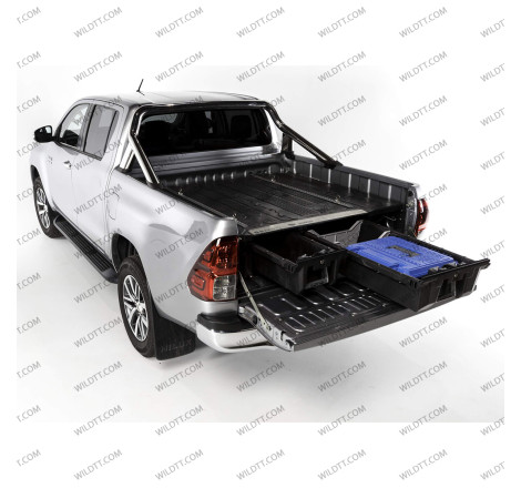 Storage Boxes Decked Toyota Hilux EC 2016+ - WildTT