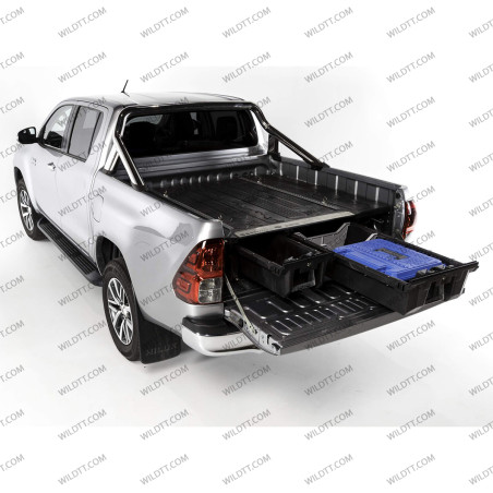 Storage Boxes Decked Toyota Hilux EC 2016+ - WildTT