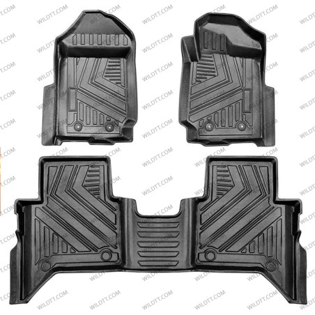 Tapis de Sol 3D Ford Ranger/Raptor DC 2023+ - WildTT