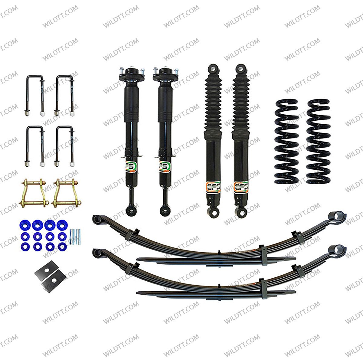 Suspension Kit EFS Elite HDT +40MM Toyota Hilux 2005-2016 - WildTT