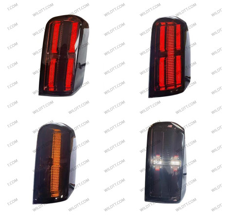 Luci Posteriori a LED Fumé Mitsubishi L200 2015-2019 - WildTT