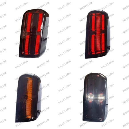 Smoked Led Tail Lights Mitsubishi L200 2015-2019 - WildTT