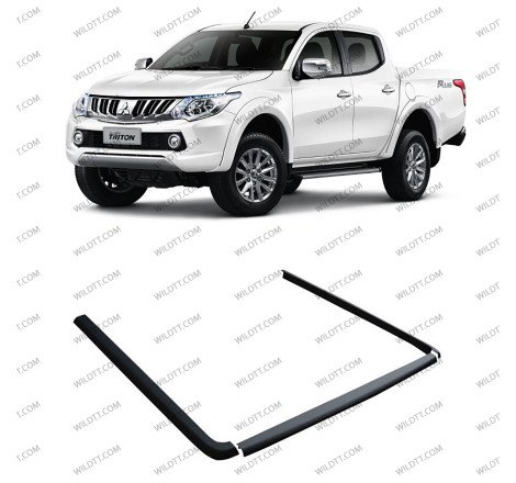 Ladekantenschutzkappen Mitsubishi L200 DC 2015-2021 - WildTT