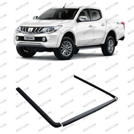 Capuchons de Rails de Bedliner Mitsubishi L200 DC 2015-2021 - WildTT