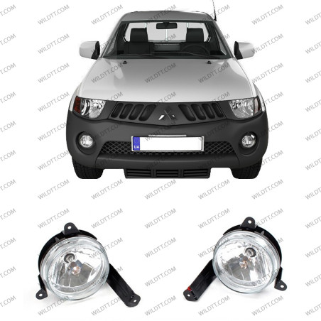 OEM Fog Lights Mitsubishi L200 2005-2007 - WildTT