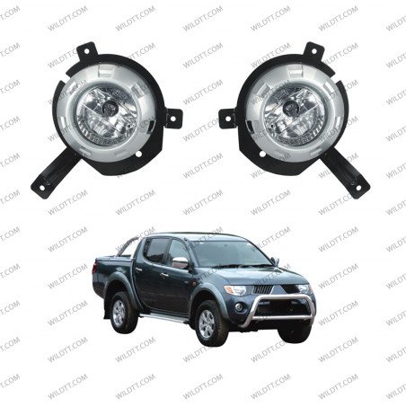 OEM Fog Lights Mitsubishi L200 2008-2011 - WildTT